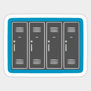 School Lockers Sticker